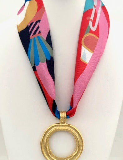 Scarf Charm Necklace
