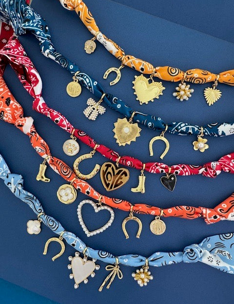 Scarf Charm Necklace