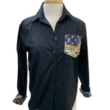 LV Black Blouse  | Small