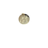 Engravable Round Pendant | Georgia Bulldog