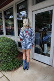 Porto Popover Navy Stripe