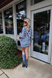 Porto Popover Navy Stripe