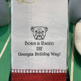 GT Georgia Born and Raised the Bulldog Way