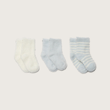 Infant Sock 3 pack-Pack-Barefoot Dreams Baby-B47542BOS