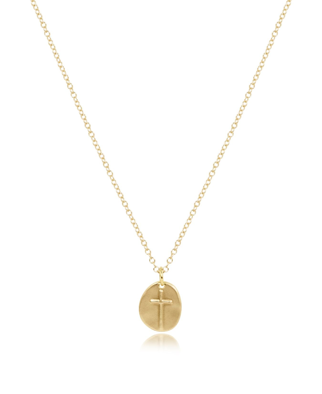 Inspire Gold Charm Necklace 16"_ENewton_N16GINSSMGD