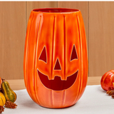 Jack-O-Lantern Enamel Luminary Tall-Tag-G20058