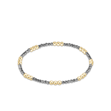 Joy Silver Faceted Hematite 2mm Bracelet-E Newton-BJOYSILFHEM2