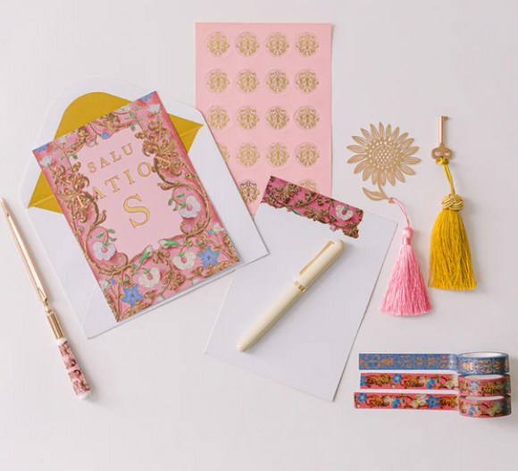 Pink Illumination Lacquer Keepsake Stationery Set