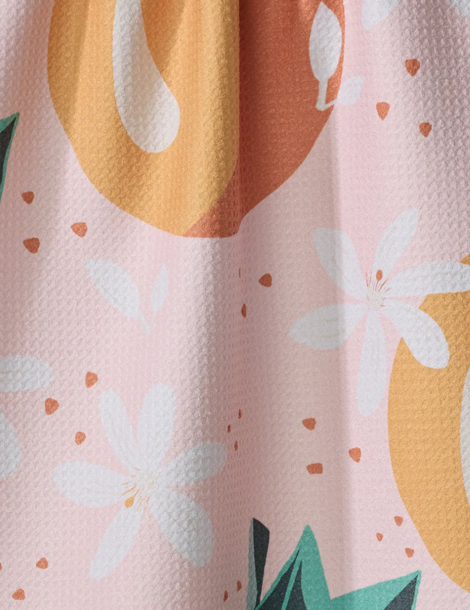 Just Peachy Tea Towel