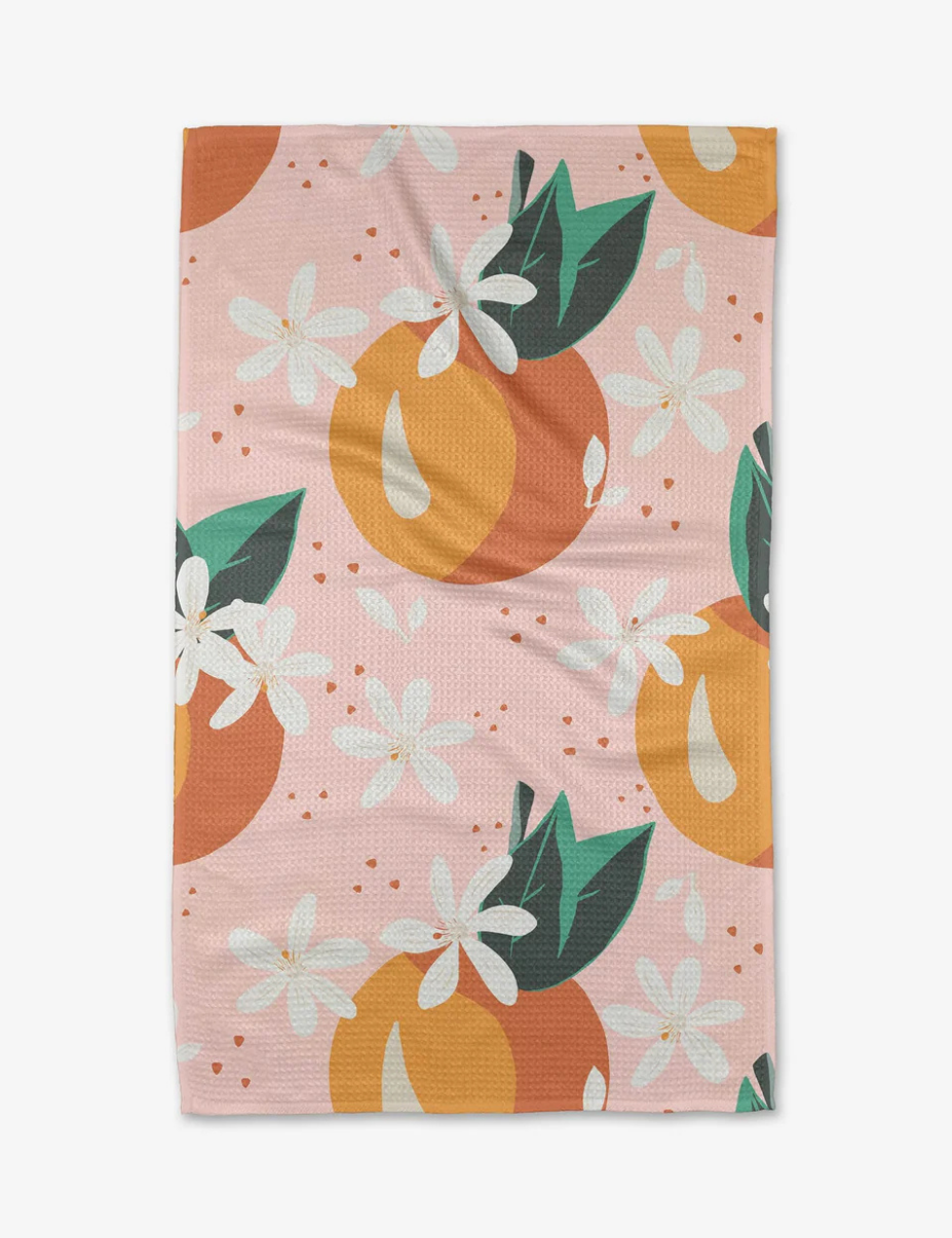 Just Peachy Tea Towel
