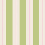 Green & Pink Awning Stripe Cocktail Napkins | Pack of 20