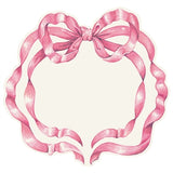 Pink Bow Die-Cut Placemat | 12 Sheets