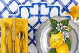 Die-Cut Blue Bamboo Placemat | 12 Sheets