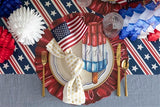 Stars & Stripes Table Runner | 20" x 25'