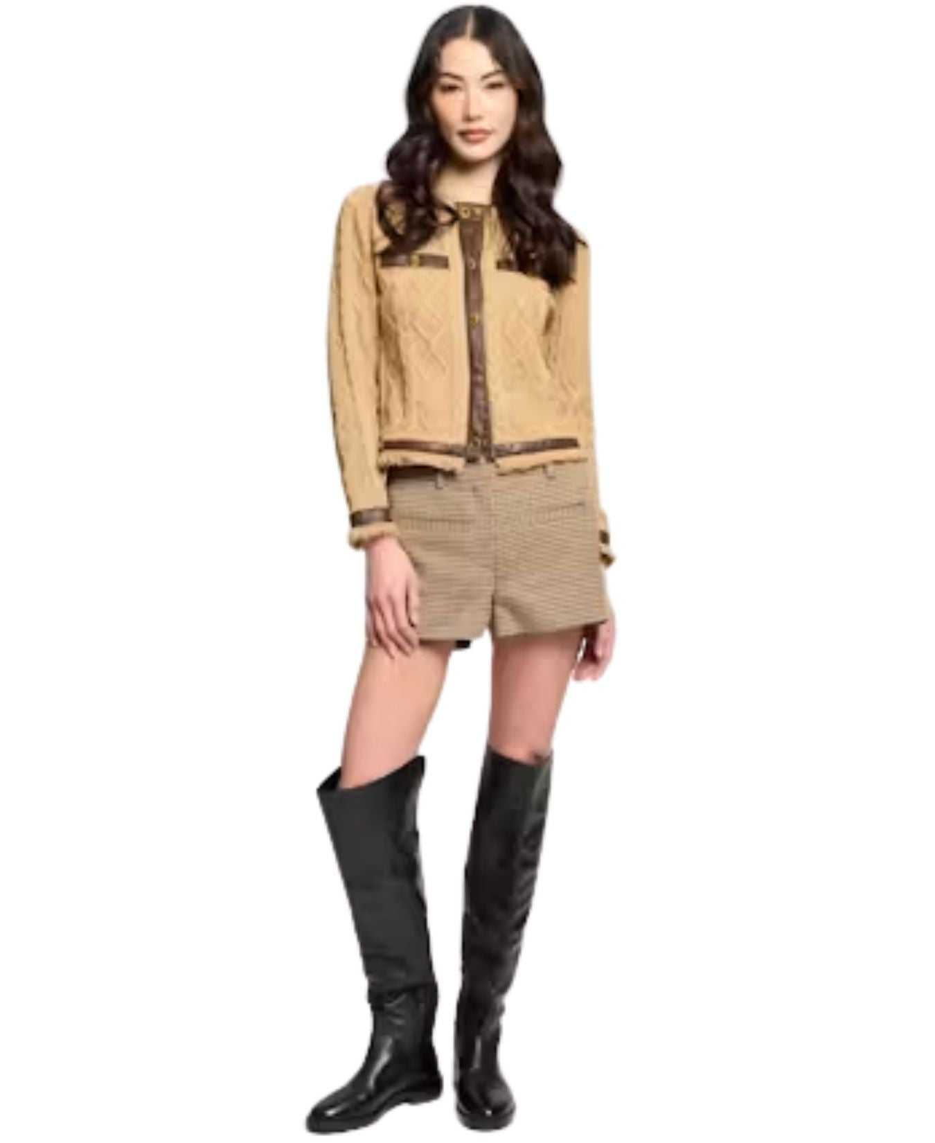 Kara Cable Turnlock Cardi-CentralParkWest-CF26-10747S