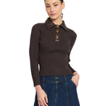 Kara Vegan Collar Turnlock Polo-CentralParkWest-CF26-10748S