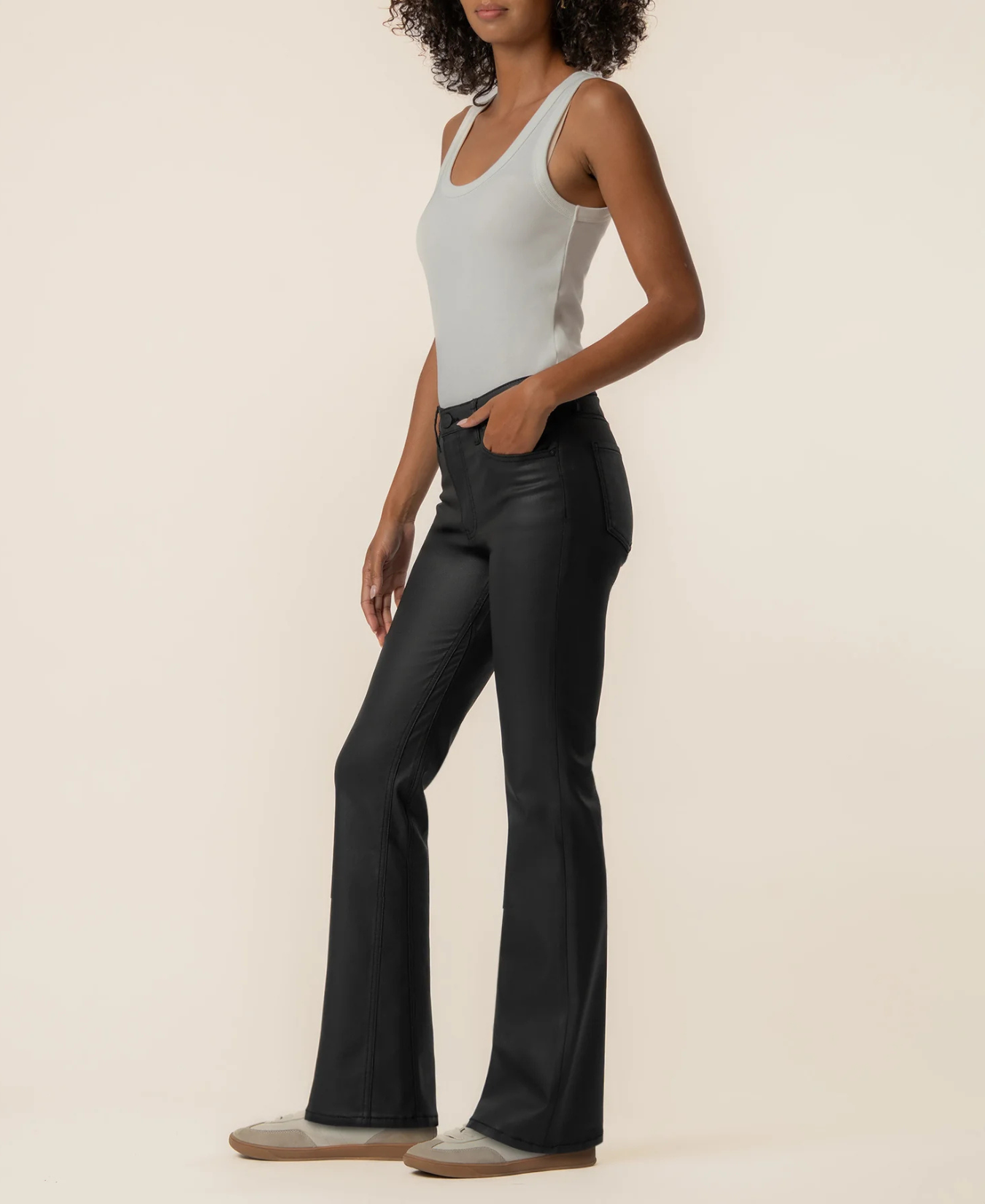 Kelly High Rise Fab Ab Kick Flare-Kut from the Kloth-KP2563MA1