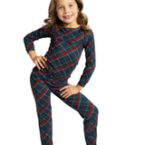 Kid's Layton Plaid Long Sleeve Pajamas Set of 2_The Royal Standard_273260882