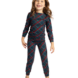 Kid's Layton Plaid Long Sleeve Pajamas Set of 2_The Royal Standard_273260882