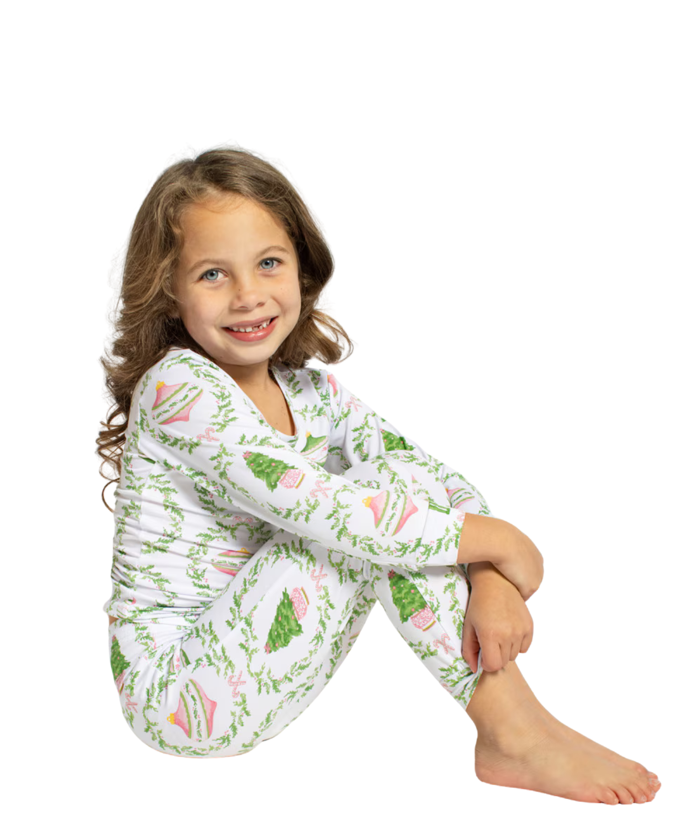 Kid's Nutcracker Trellis Long Sleeve Pajamas_The Royal Standard_273260961