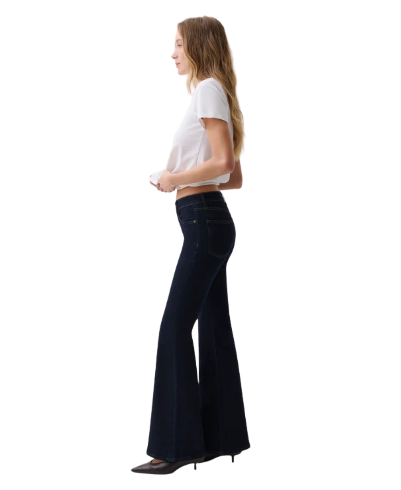 Kinsley Mid Rise Ultra Flare Denim-Pistola-_P00016107-DN_2