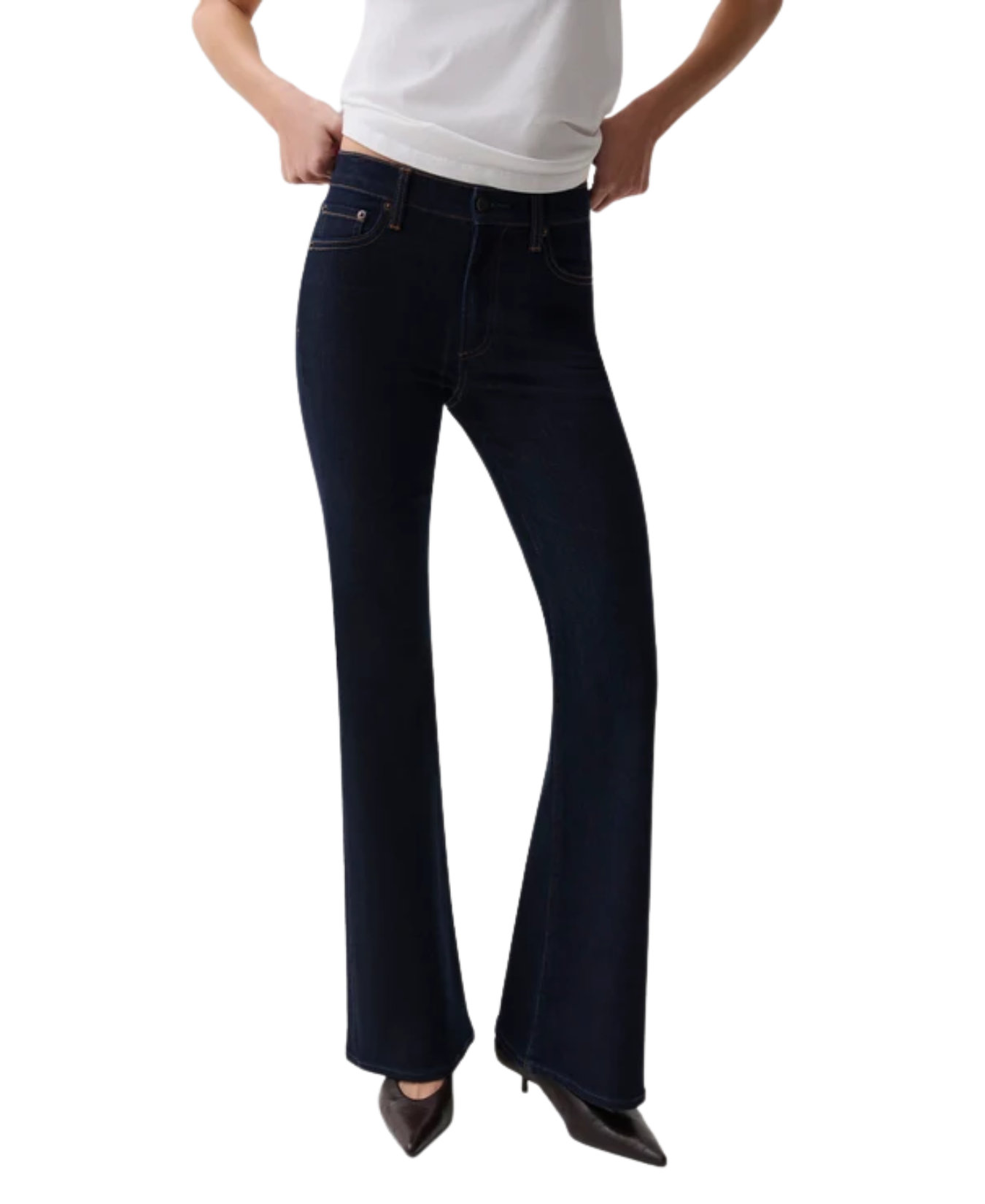 Kinsley Mid Rise Ultra Flare Denim-Pistola-_P00016107-DN_2