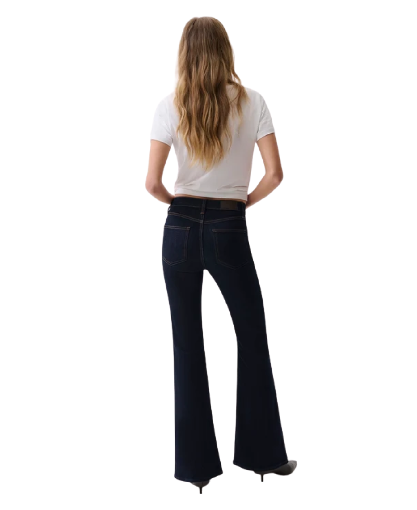 Kinsley Mid Rise Ultra Flare Denim-Pistola-_P00016107-DN_2
