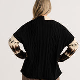 Knit Cardigan-Black-Zaket&Plover-ZP8505U