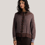 Knit Cardigan-Chocolate-Zaket&Plover-ZP8541U