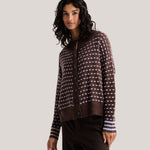 Knit Cardigan-Chocolate-Zaket&Plover-ZP8541U