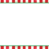 Adhesive Gift Label Red and White Stripe