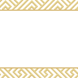 Gold Fretwork Gift Labels