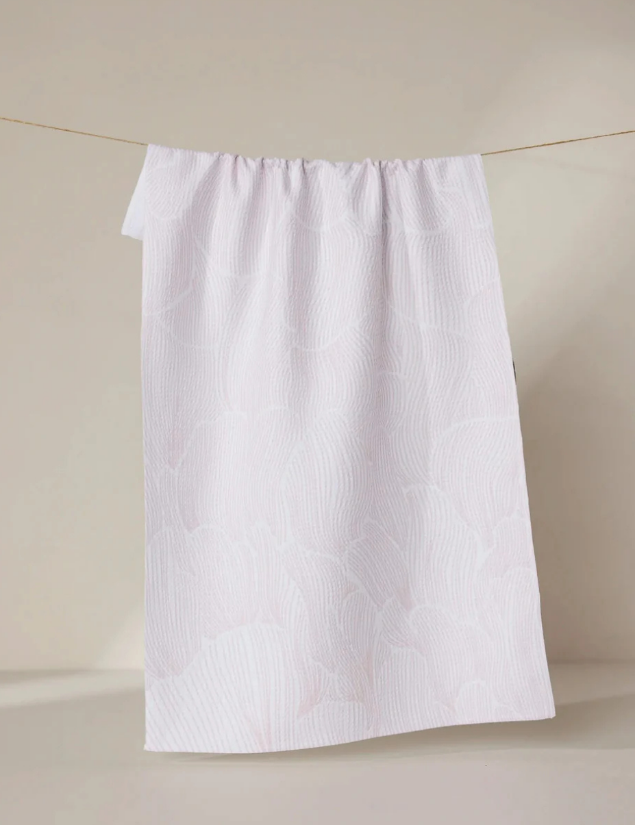 L'Avant x Geometry Posh Petals Blushed Bergamot Tea Towel