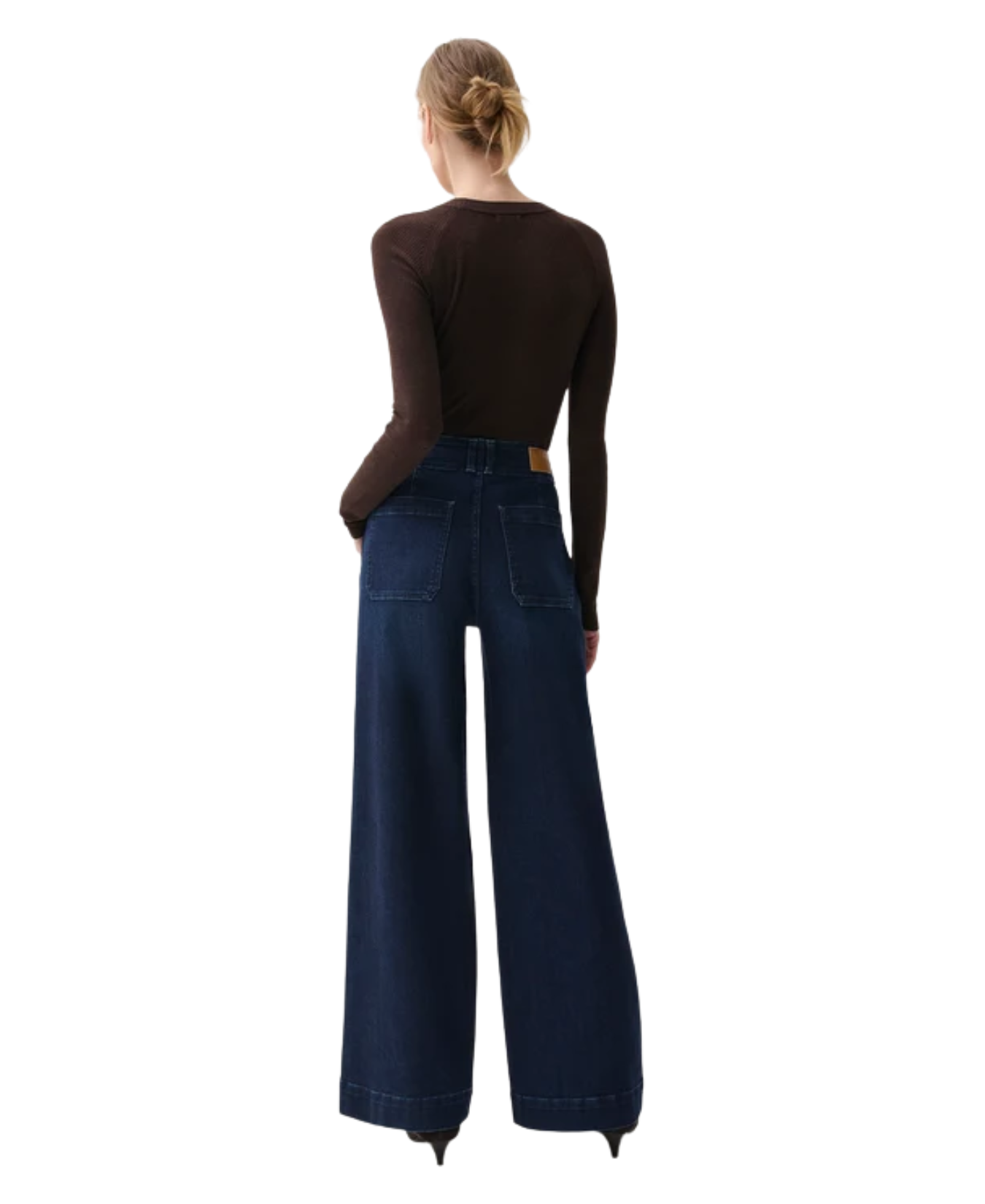 Lana High Rise Ultra Wide Leg Denim-Pistola-P00016056-DN
