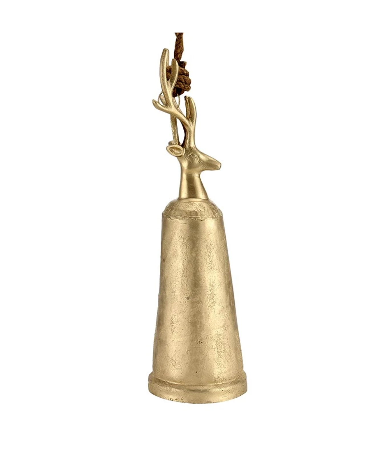 LargeChampagnePlatinumReindeerBell-SantaBarbaraDesignStudio-T5152