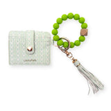 Petite Frond Mint Wristlet Wallet