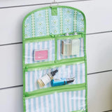 Hanging Travel Case | Rosemary Stripe Blue