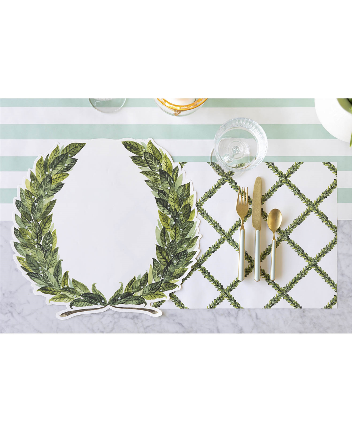 Laurel Lattice Placemats-Hester & Cook-KP1794EF