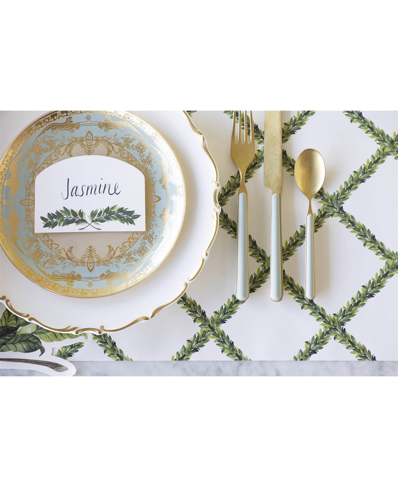 Laurel Lattice Placemats-Hester & Cook-KP1794EF