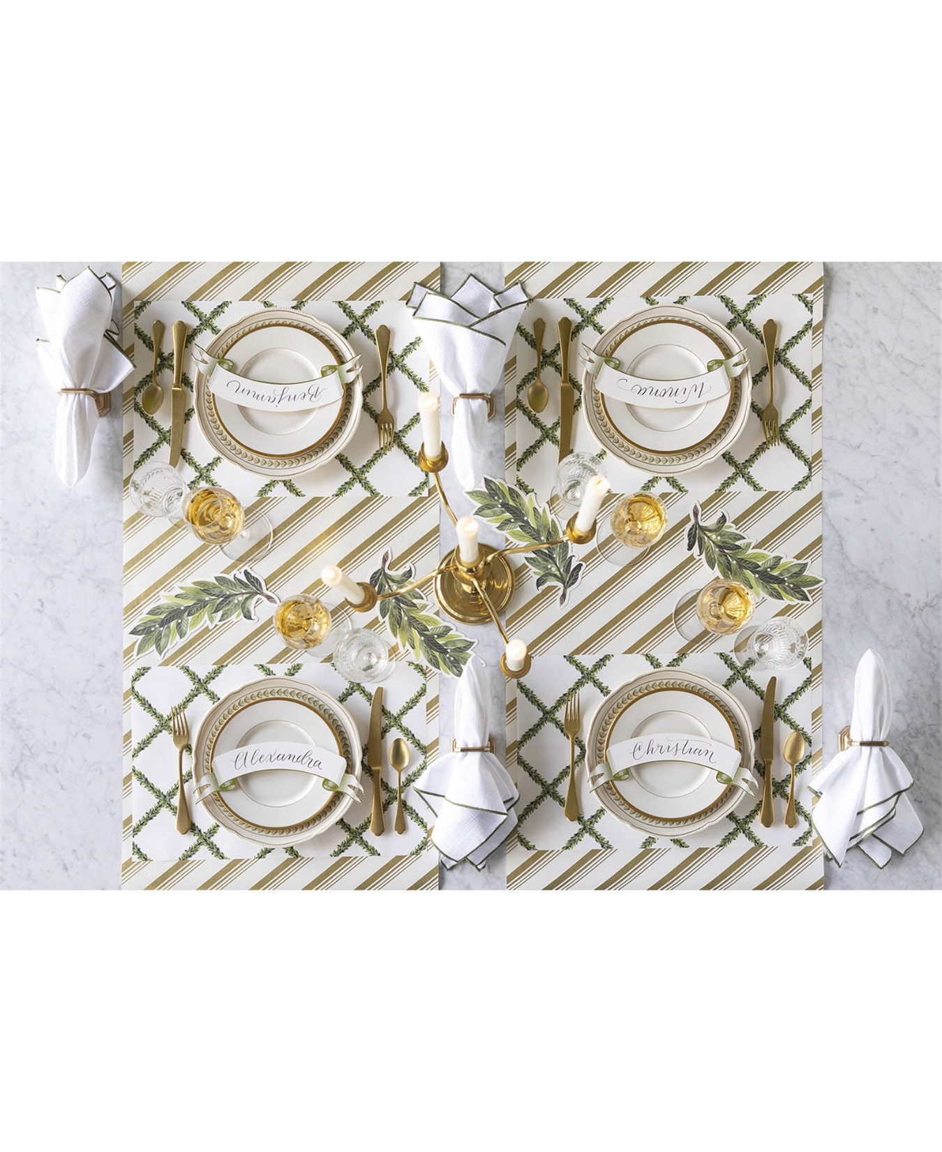 Laurel Lattice Placemats-Hester & Cook-KP1794EF