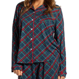 Layton Plaid Long Sleeve Button Up Sleep Shirt_The Royal Standard_273260891