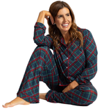 Layton Plaid Long Sleeve Button Up Sleep Shirt_The Royal Standard_273260891