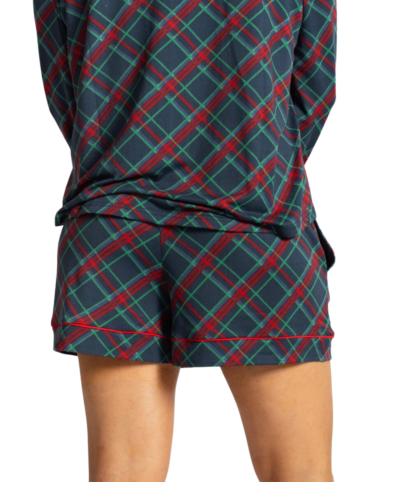 Layton Plaid Sleep Shorts_The Royal Standard_273260897