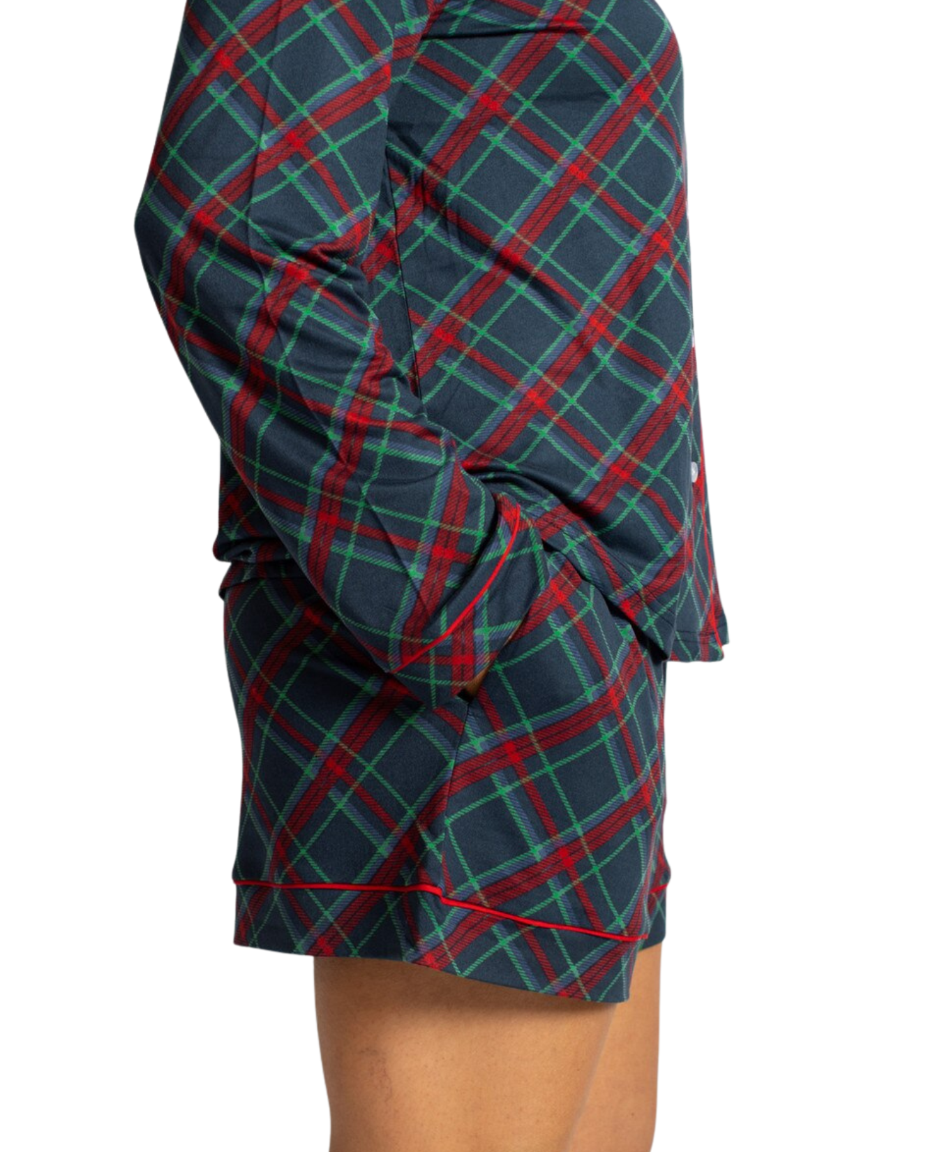 Layton Plaid Sleep Shorts_The Royal Standard_273260897