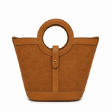 a brown bag with a handle