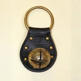 Lg Stitched & Studded Teardrop, 1 Solid Brass Belsnickel-ZaketPlover-9SB4-B232K