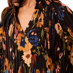 Long Sleeve Blouse with Ruffle Collar - Tribal - 3290O-8532