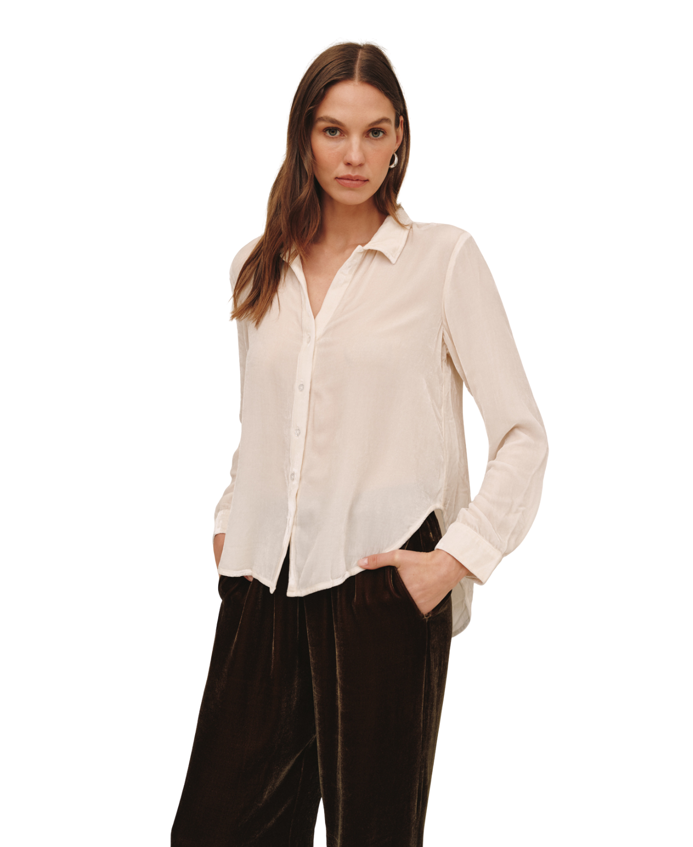 Long Sleeve Clean Shirt-Bella Dahl-B4923-707-302