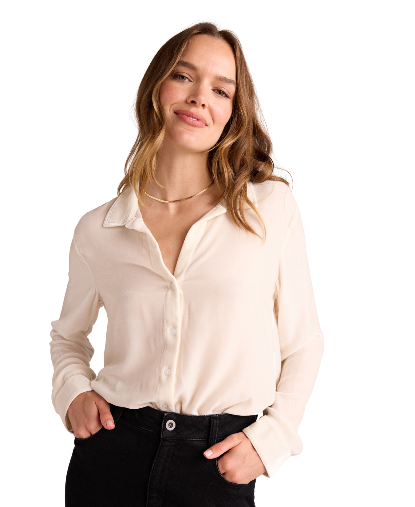 Long Sleeve Clean Shirt-Bella Dahl-B4923-707-302