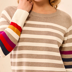 Long Sleeve Crew Neck Sweater_Tribal_3132O-8477